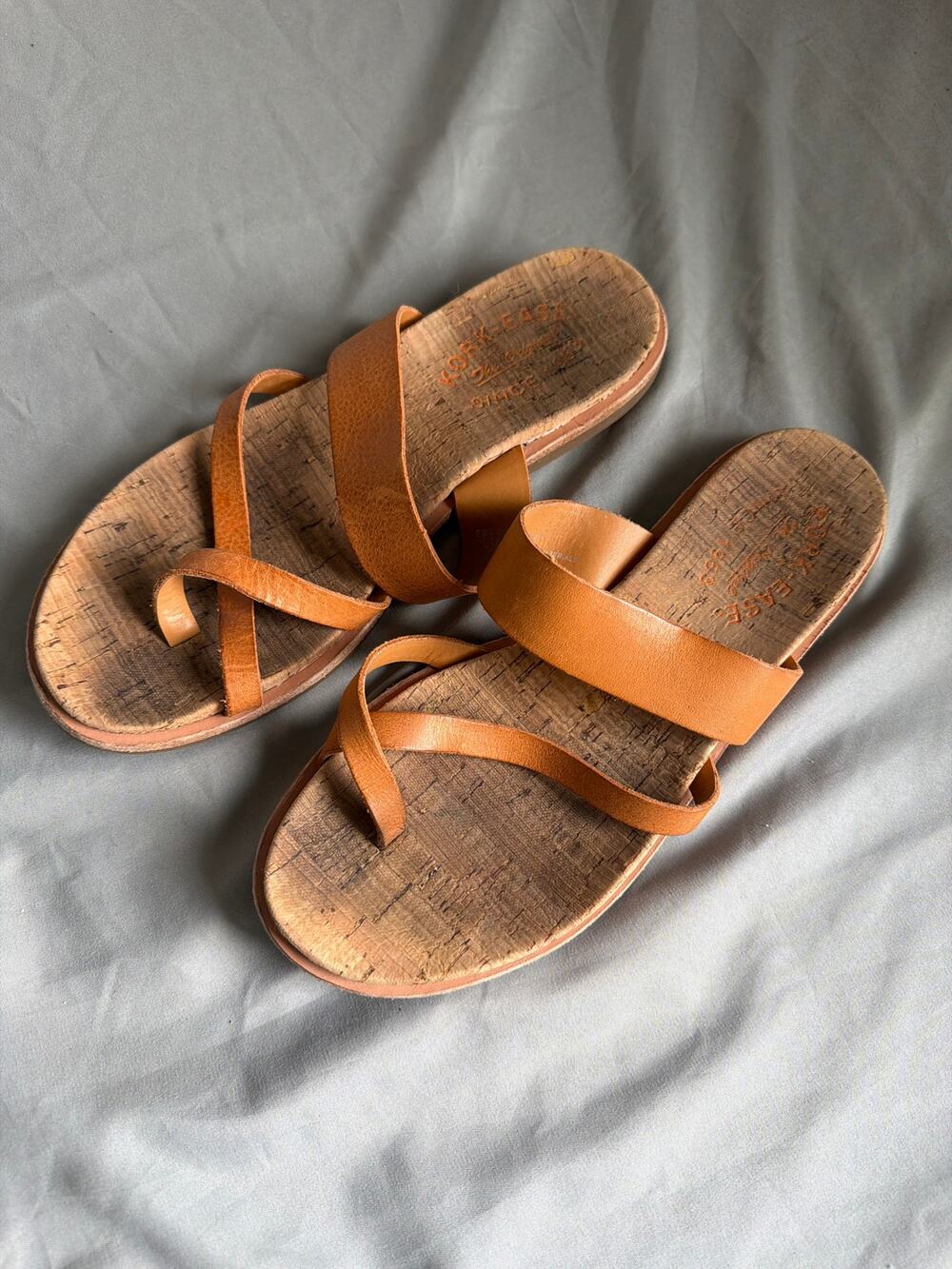 Kork-Ease Belinda Flat Sandals women's size 6